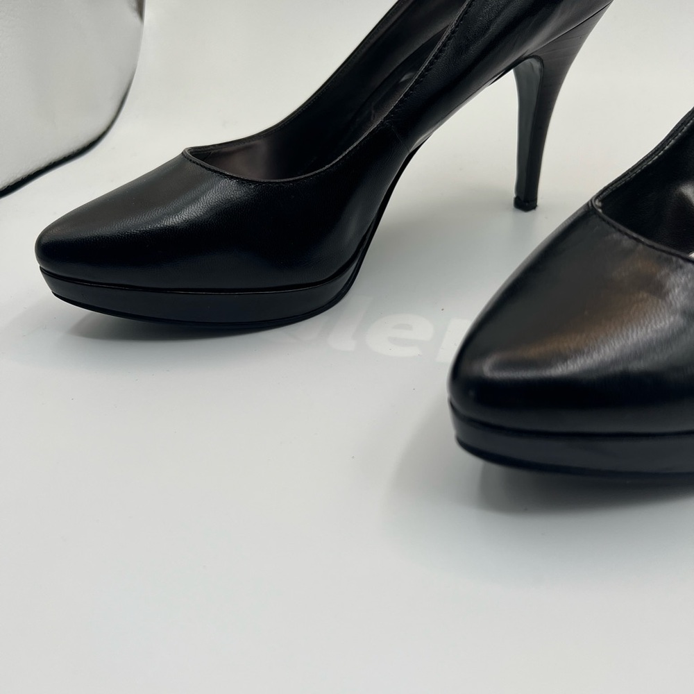 🖤 Nine West Classic Black 4” Platform Heels - Picture 4 of 13